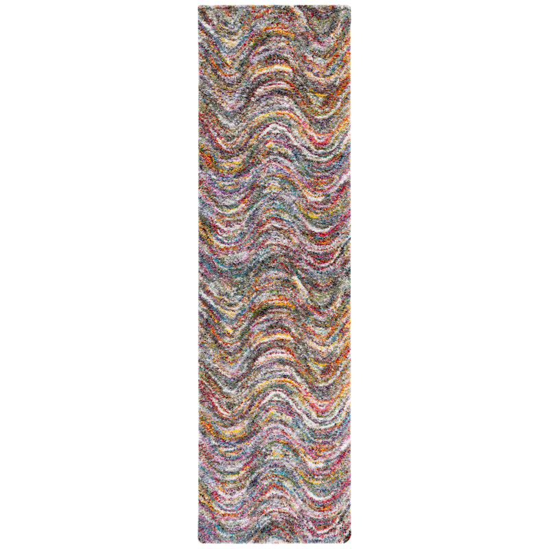 Gleno Performance Abstract Rug, Runner 2'3" x 8'