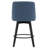 Swivel Upholstered 26'' Counter Stool Wood Leg-2070401886