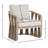 Hemera Olefin Fabric Outdoor Patio Chair-764213310