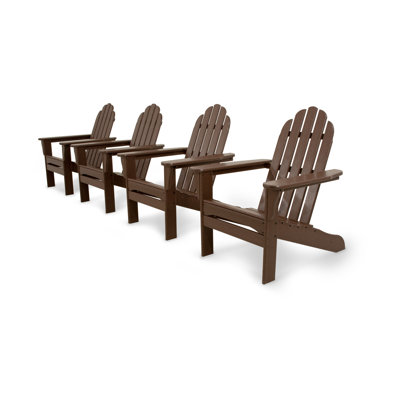 POLYWOOD Classics 4-Piece Adirondack Set