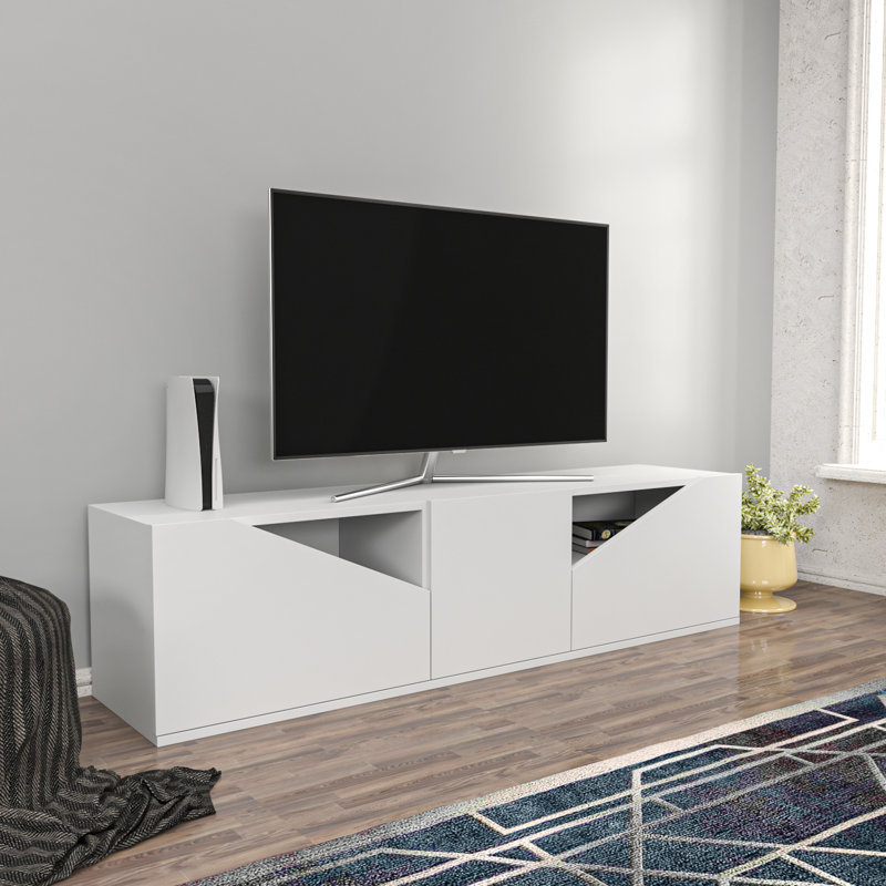 Brunehilde TV Stand for TVs up to 70", White