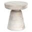 Table de bout rustique contemporaine en bois de manguier massif l 16 po Robbie avec fonction polyvalente-108257870