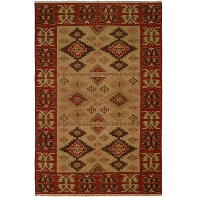 Wool Ikat Area Rug