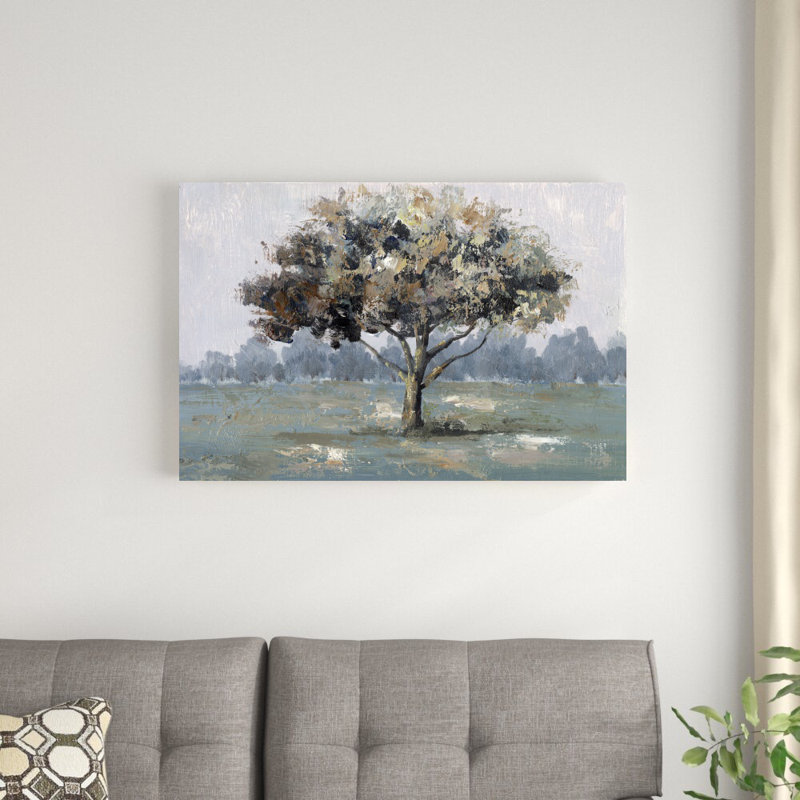 " Painted Tree ", 24" H x 36" W