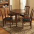 Bowerbank 4 - Person Rubberwood Solid Wood Dining Set