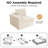 106.6" Modular Sectional Sofa With Chaise