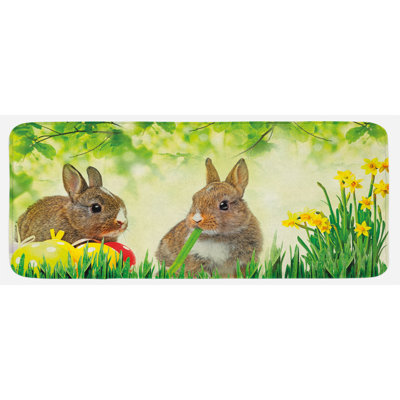Tapis de cuisine lapin