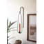  Vertical Oval Wall Taper Candle Holder – Iron Sconce 23"H
