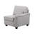Leo 125" Light Gray Linen 7Pc Modular L-Shape Sectional Sofa And Ottoman-33931447