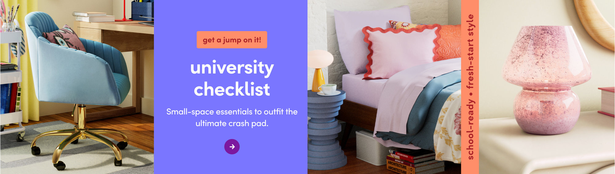 Get a jump on it! university checklist