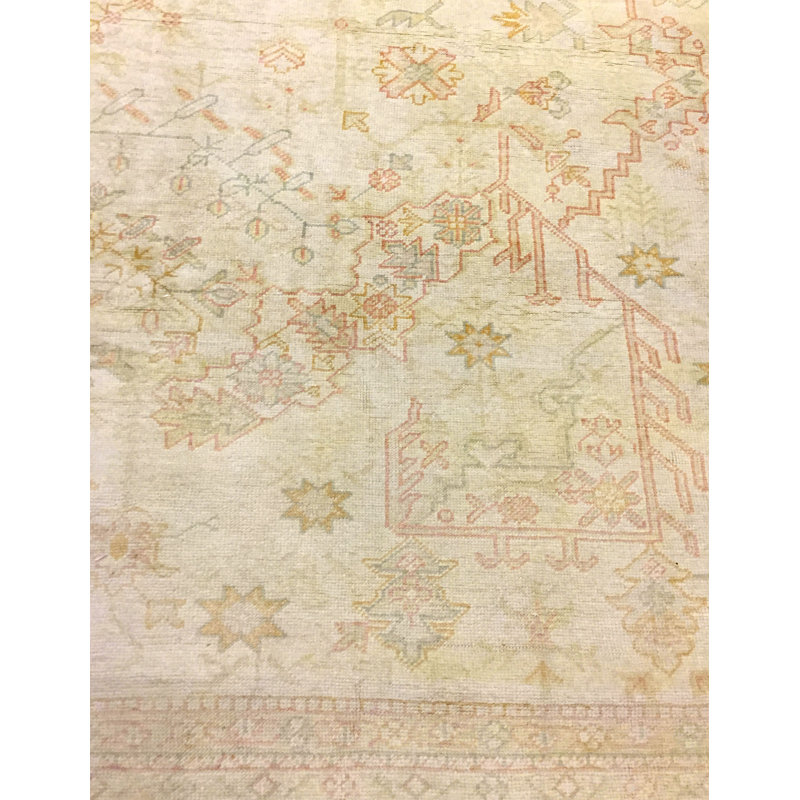 Antique One-of-a-Kind Rectangle 12'3" X 15'10" Hand Knotted Area Rug