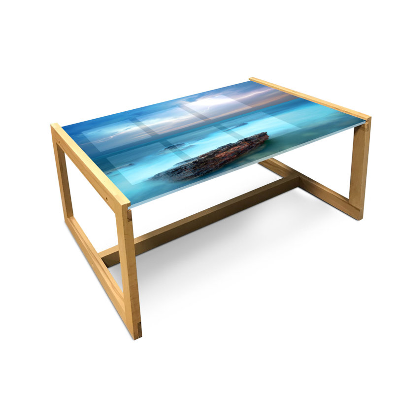 Jamoria Sled Coffee Table, 90cm H x 62cm W x 40cm D