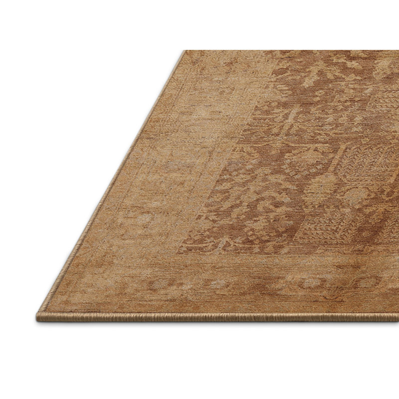 Tapis brun à motif oriental, Rectangle 8 pi x 12 pi