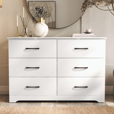 Arkia 47" W 6-Drawer Manufactured Wood Dresser