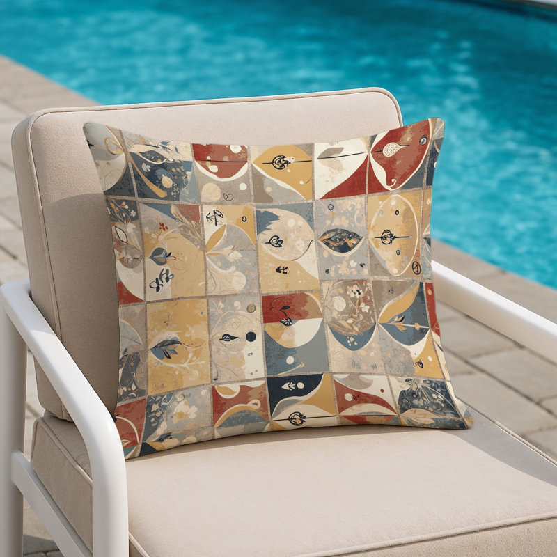 Cheeky Stomp Indoor And Outdoor Pillow, Square 18"