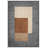 Mid Century Shape "Brown, Beige, Grey Abstract Blocks Artwork, Geometric Modern Rustic Minimalist Wall Pictures, Large Framed Canvas Giclee Print Wall Art"-100708180-100708181