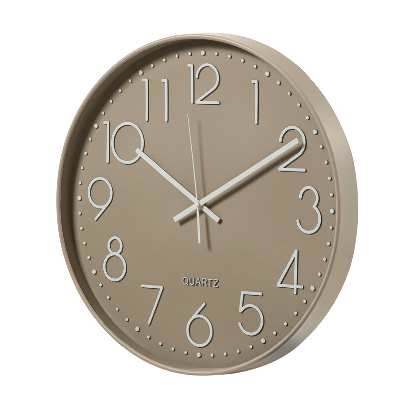 Langford Wall Clock, Taupe