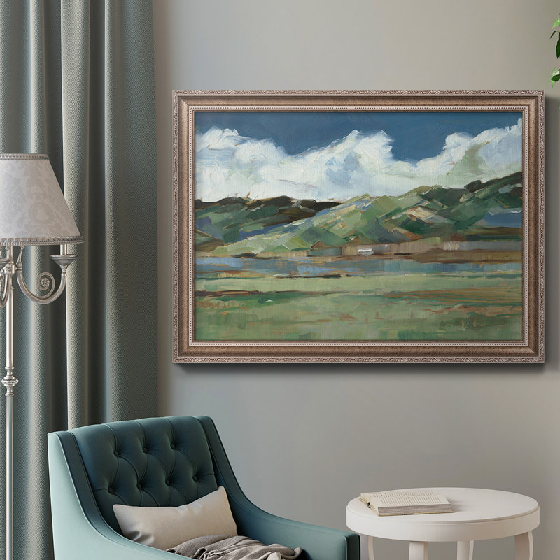 Western Sky I - peinture sur toile encadrée, H 24 po x l 36 po x P 2,5 po