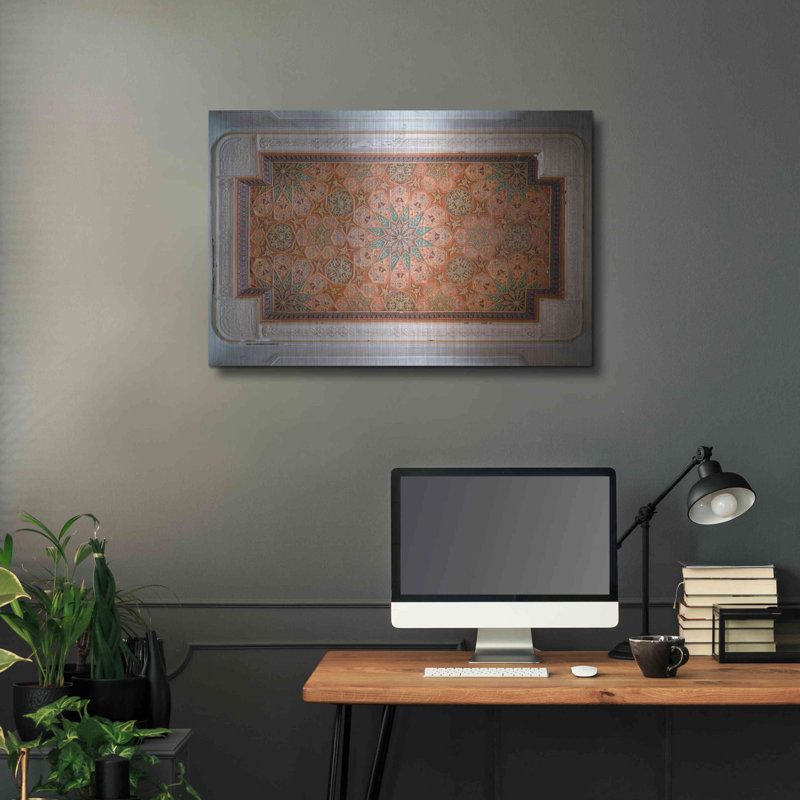 Bungalow Rose «Sursock Ceiling» par Roman Robroek, art mural en métal, H 24 po x l 36 po
