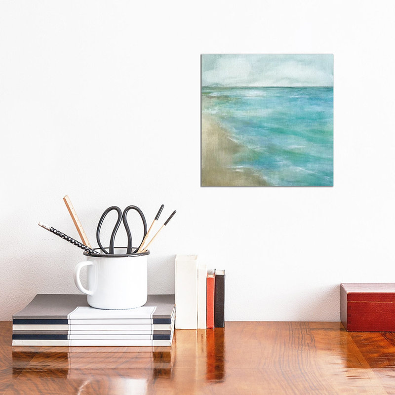 Gentle Tides by Carol Robinson - Wrapped Canvas Painting, 30.48 cm H x 30.48 cm W