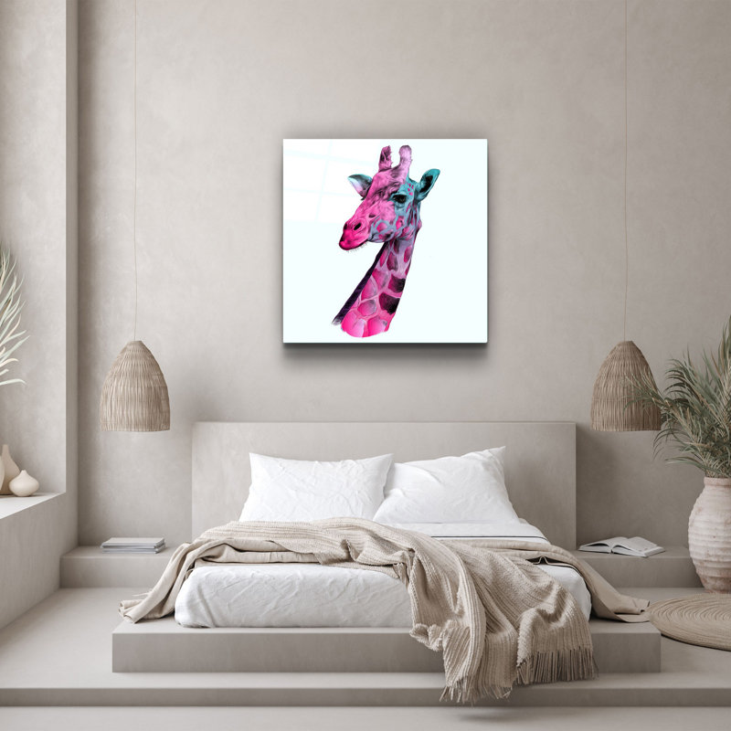 Peinture décorative en verre trempé, H 23,62 po x l 23,62 po