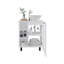 Lavabo pour salle de bain Stites, blanc-1323986263