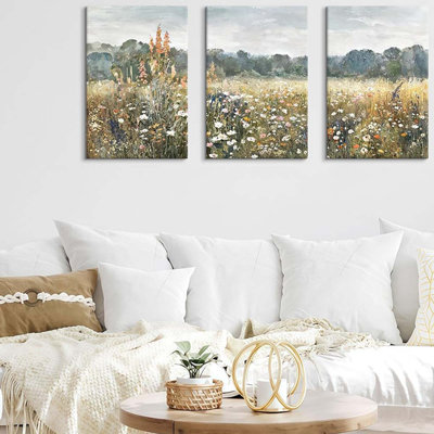 3 Piece Wrapped Canvas Print