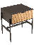 Aliegha 51cm W Laminate Bedside Table