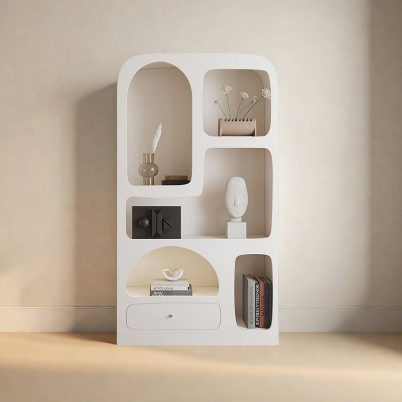 French style romantic and fashionable bookcase