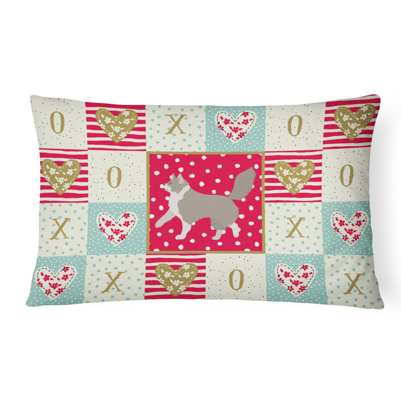 Patchwork Outdoor Throw Pillow