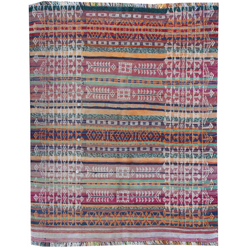 Pyles Rectangle 114 cm x 147 cm Wool Hand Woven Area Rug