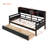 Lynnox 2 Drawers Daybed with Storage Shelves-907735076-907735078