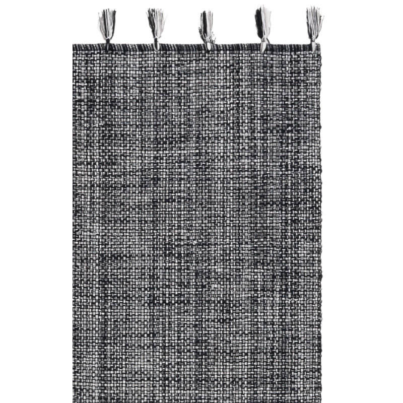 Tapis noir Montauk 476, Rectangle 8 pi x 10 pi