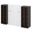 Lit escamotable mural Murphy avec portes de rangement-1840564390