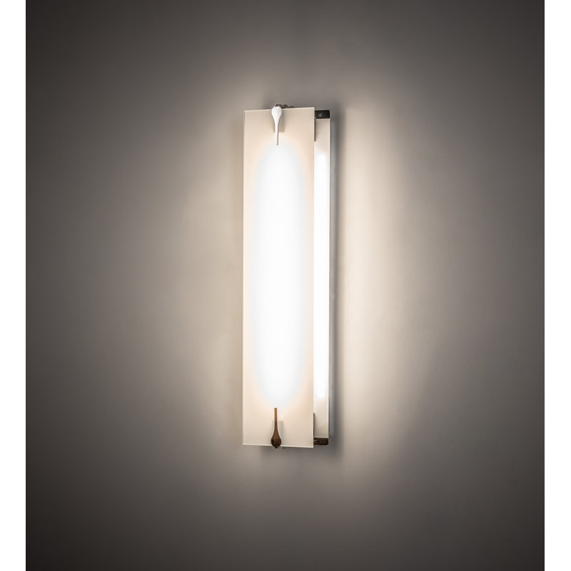 Akranes LED Flush Mounted Sconce, Chrome