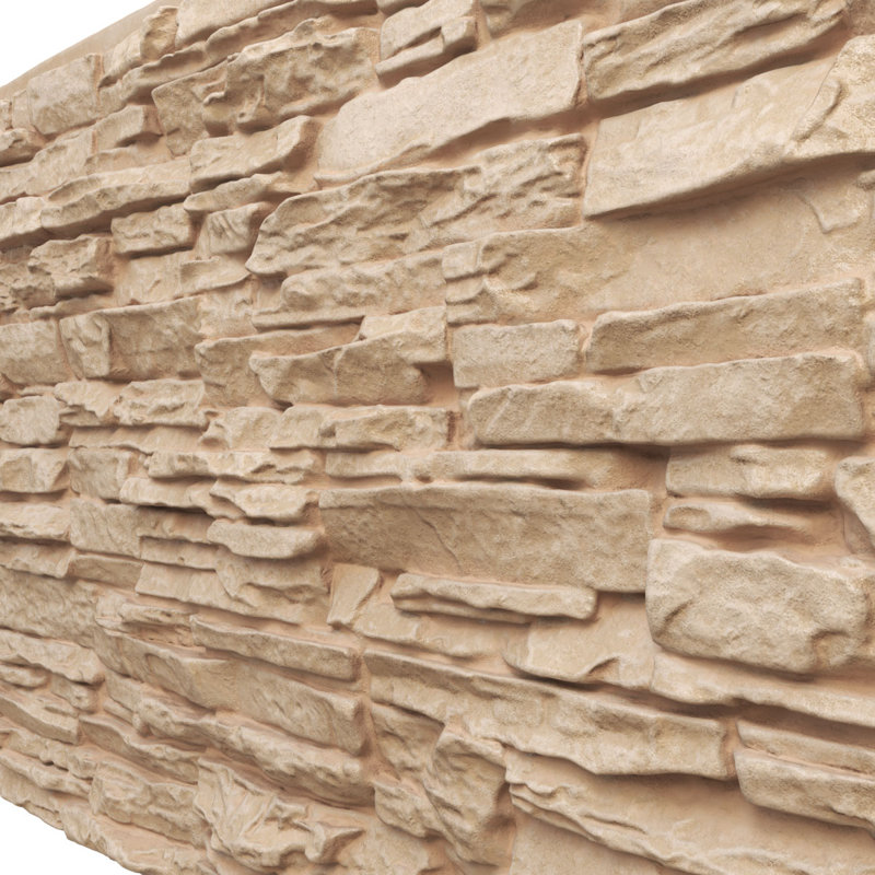 EverStone Canyon Ridge Faux Stone Panel, Ocean Floor