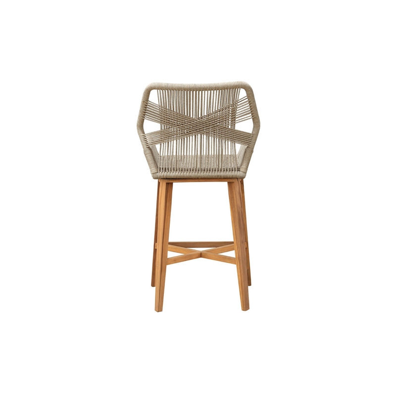 Ensemble de 2 tabourets de bar Beverly, Naturel, 30"