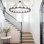 Très grand lustre à roulettes avec hauteur réglable, style campagnard rustique pour salon à plafond haut, salle à manger, escalier, vestibule, compatible avec une ampoule E26