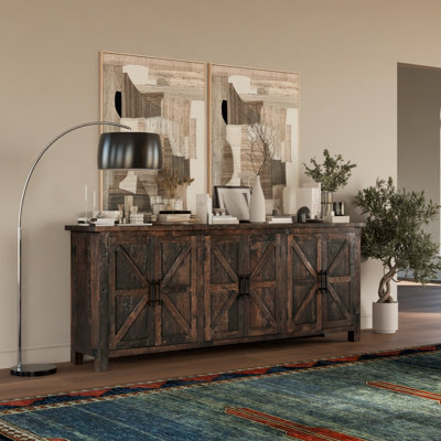 Durias 84 " W Solid Wood Sideboard