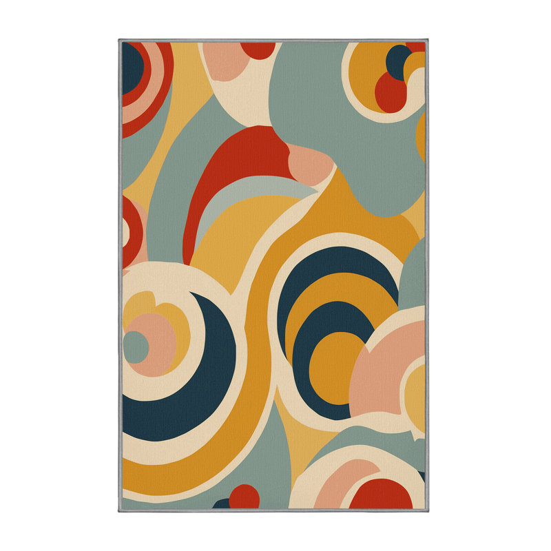 Tapis vibrant Curl, Rectangulaire 2 pi x 3 pi
