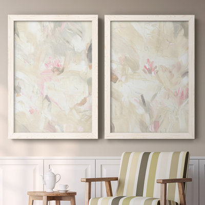 Toile encadrée «Soft Abstraction I» - prêt à accrocher