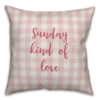  Coussin décoratif Sunday Kind of Love
