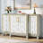 55"W Modern Sideboard Buffet with Adjustable Shelves