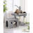 CT33F Small Cat Tree For Indoor Cats With Extra-Large Padded Platform And Spacious Condo For Senior, Adult Cats, And Kittens.