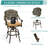 2 - Person Patio Dining Set with Round Table , Cushions Included-774088494-738219122