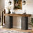 63" Long Entryway Table, Farmhouse Console Table-2126280687