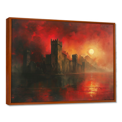 Art mural Fortress Mystic Red Yellow Fortress II