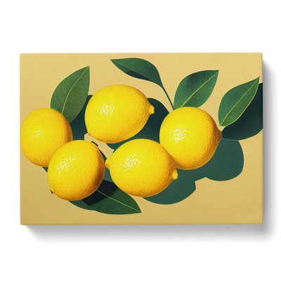 Citrus Fruit Lemons Vol.1 - Wrapped Canvas
