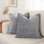 Ensemble de 2 housses de coussin en chenille à texture douce-93605695-93605701-116094744