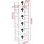 Delorian 60 cm W Shelving Unit-1940470663